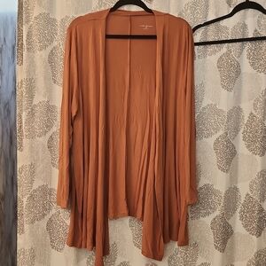 Drape front cardigan